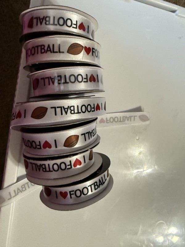 5/8 Football Ribbon