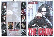 The Crow  2003 calendar ,  never used, Brandon Lee,
