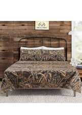 Visi-One Realtree Max-5 Camouflage Bed Sheets, 3 Piece Camo Bedding Twin, Fs