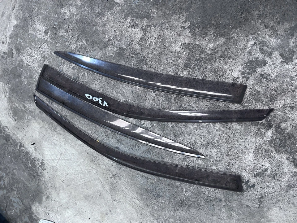 Juego de visera de puerta lateral JDM Toyota OEM Aristo JZS160 JZS161 Lexus GS300 GS400 USADO Foto 2 de 4