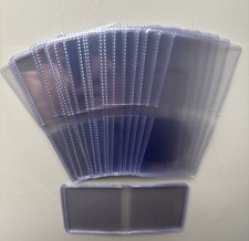 50 Archival Vinyl 2x2 Coin Flips - Round Corner - Double Pocket - Non-PVC