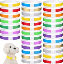 500 Count 18.5 Inch Paper Dog Collars Waterproof Whelping Collars Puppy Newbo...