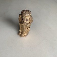 VINTAGE Feuerzeug ROSENFELD BY LORENZA POODLE LIGHTER Kleiner Pudel Hund wie neu