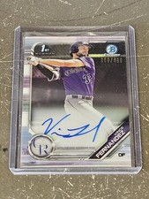 2019 Bowman Chrome 1st - Vince Fernandez - Prospect Auto Refractor #/499