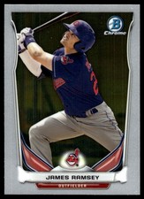 James Ramsey 2014 Bowman Draft #CTP-68 Indians MLB READ FREE SHIP AutographDen