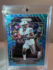 2021 Panini Prizm John Brown #177 Blue Wave Prizm /199