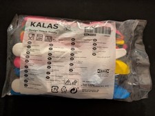 IKEA KALAS Kids Plastic Flatware Set 18-Piece Multicolor Fork Spoon Knife