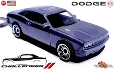 🎁🚦🆕 KEY CHAIN SILVER GRAY NEW DODGE CHALLENGER CUSTOM Ltd Ed.💕GREAT GIFT💕🎁