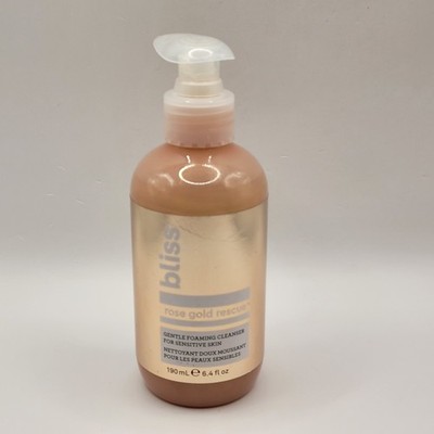 BLISS Rose Gold Rescue Cleanser Gentle Foaming Face Wash 6.4 oz