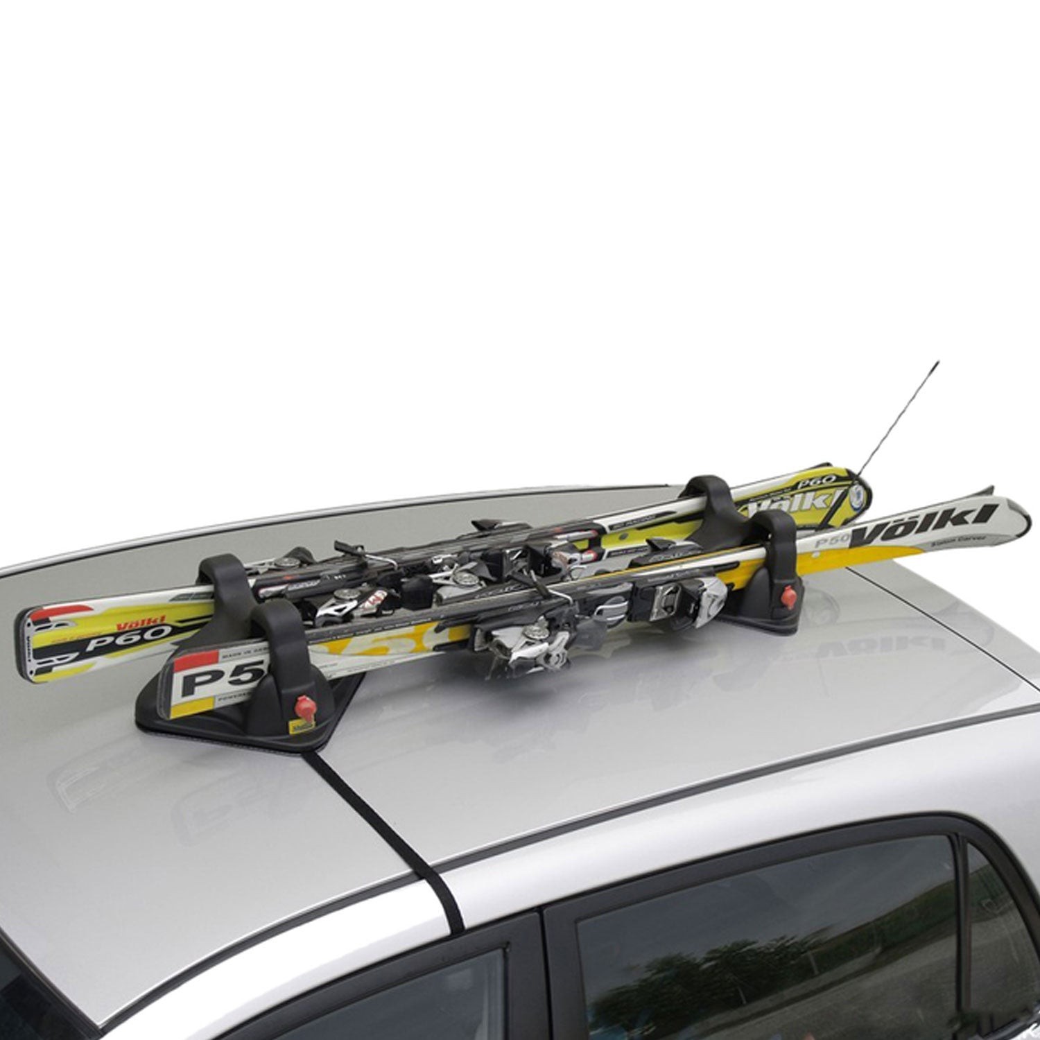 Porte-skis magnétique Menabo verrouillable pour transporter vos skis sans barres de toit
