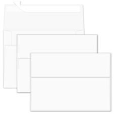 5x7 Envelopes White A7 Self Seal 50 Pack for Invitations Greeting Cards Wedding