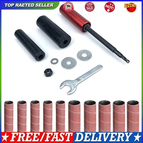 Kit Asta Levigatrice Riutilizzabile Portatile Levigatura Legno Metallo Plastica Vetro Pietra