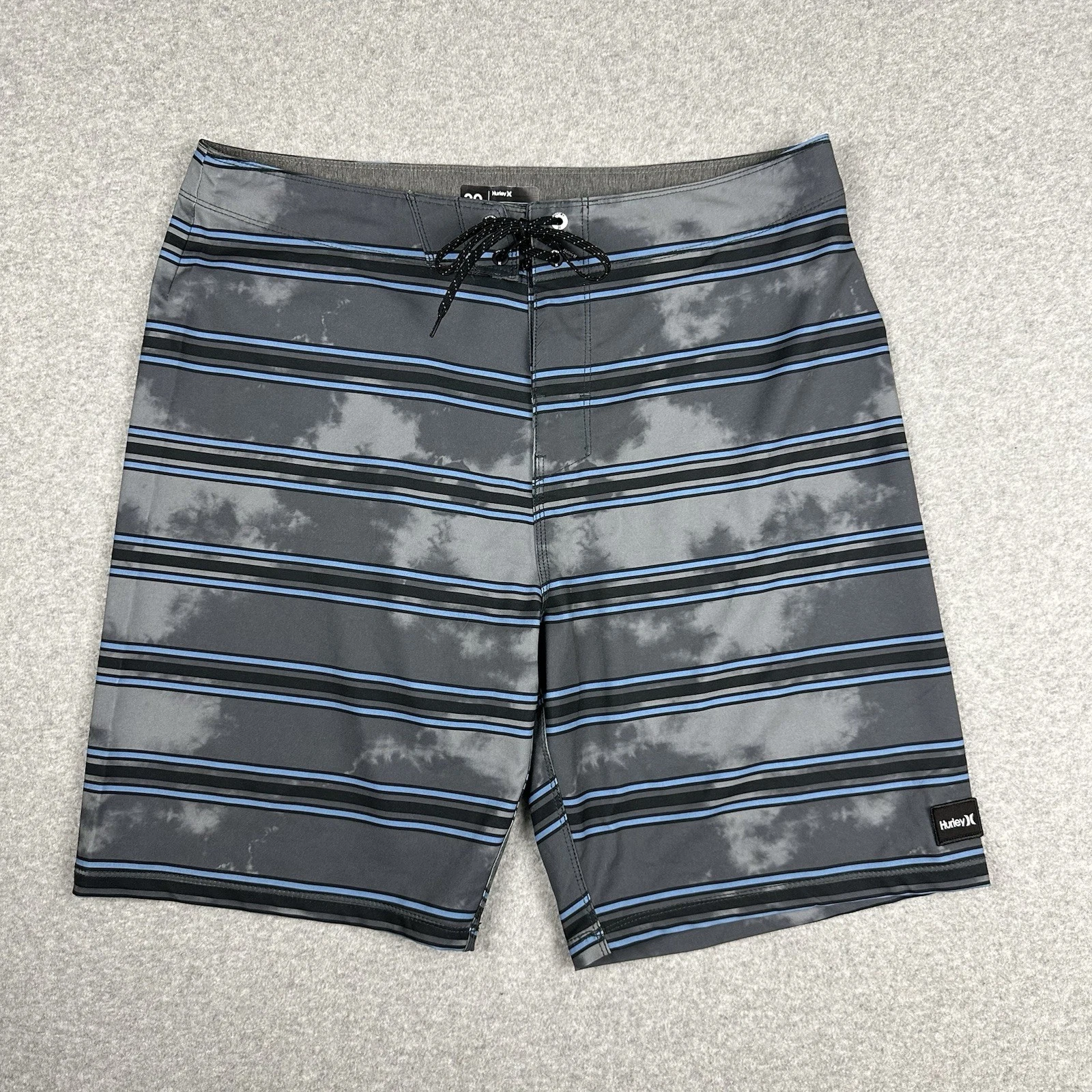 Hurley Phantom Weekender 20" Board Shorts Size 33 Grey Surf Swim Wear Stretch