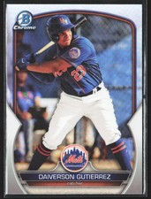 2023 Bowman Draft #BDC-127 Daiverson Gutierrez Chrome Refractor