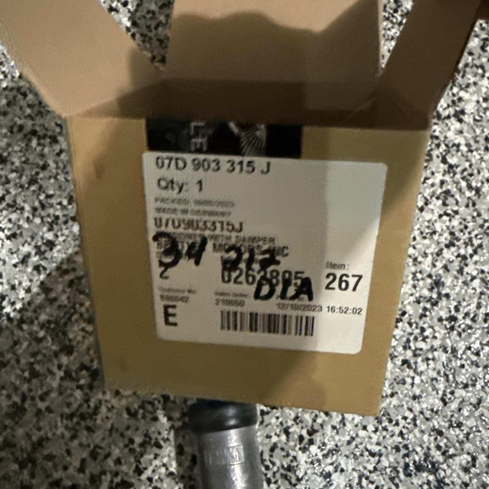 Bentley Continental Gt Gtc , Flying Spur Ribbed Belt Tensioner 07D903315J
