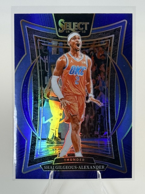 2024-25 Panini Select - Shai Gilgeous-Alexander Blue Prizm #36