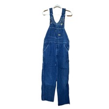 Vintage Osh Kosh B'Gosh Denim Overalls Mens 36 X 32 Size Large Missing Button