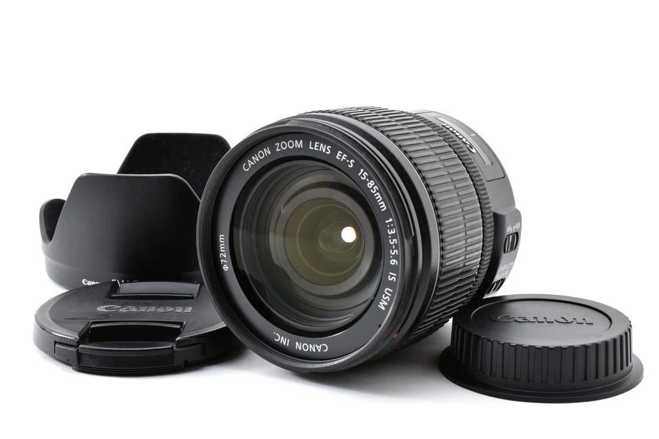 Canon EF-S 15-85mm f/3.5-5.6 IS USM Wide Tele Zoom Lens EW-78E [MINT] - Photo 1/4