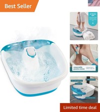 Invigorating Bubble Foot Bath with Pumice Stone for Stress Relief  Neuropathy