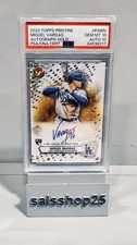 2023 Topps Pristine Autographs Miguel Vargas #PAMV Gold Pulsar Refractor /50 RC