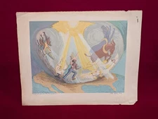 "Keep Your Hands on the Plow ,Hold On" Serigraph Signed By Ruth Srarr Rose