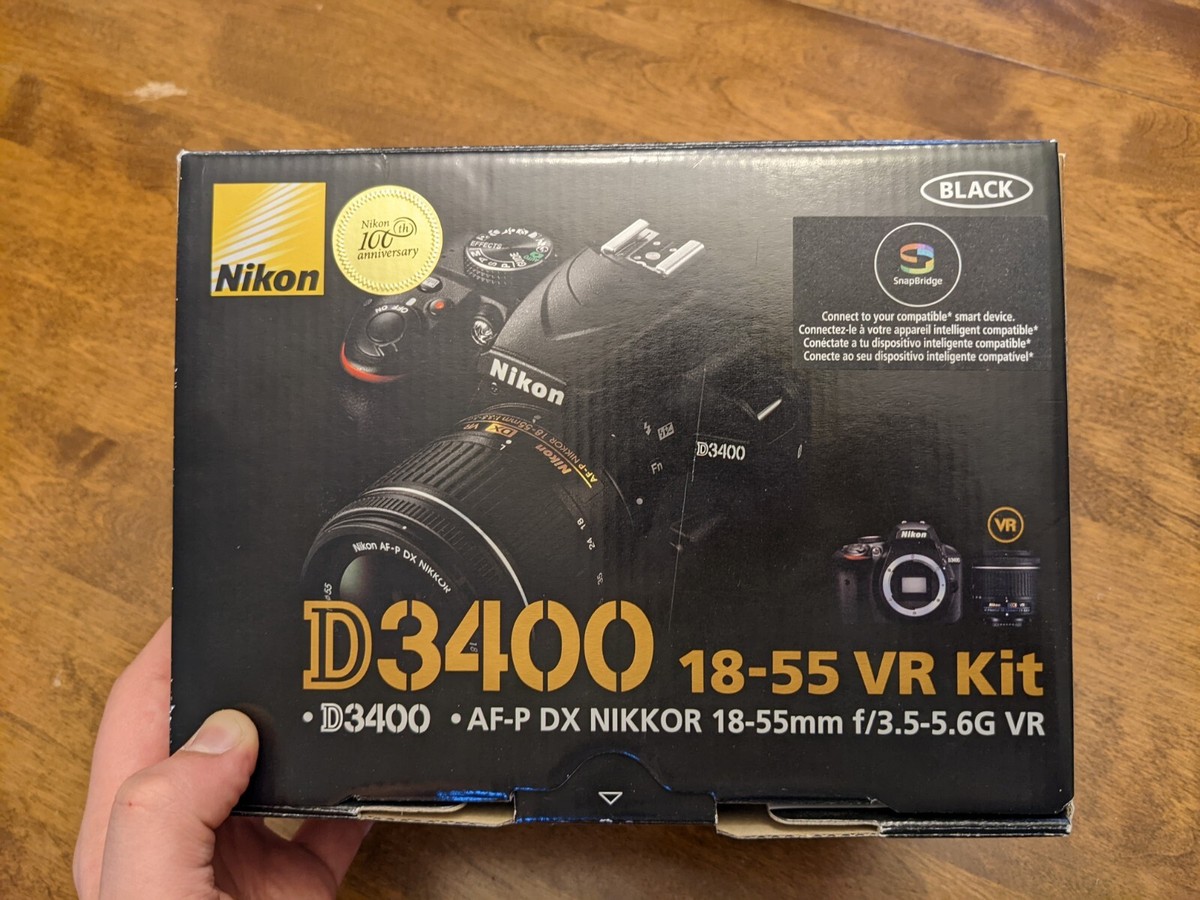 Nikon D3400 DSLR Camera w/ 18-55mm AF-P VR Lens