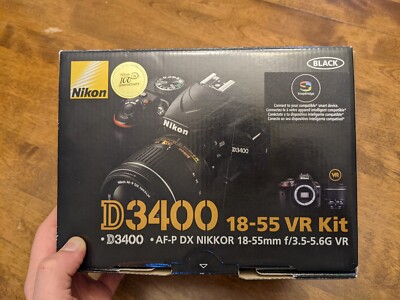 Nikon D3400 VR 18-55mm AF-P DX com w⁄ : NIKKOR Kit G f⁄3.5-5.6G