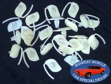 GM 1"-1 1/4" Body Side Fender Door Vinyl Top Molding Trim Clip Clips 25pc B