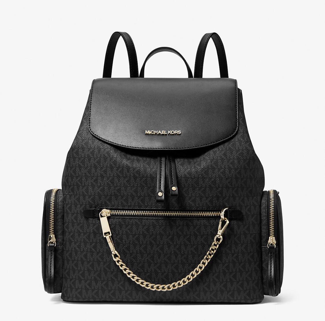 Michael Kors Backpack Jet Set Mk Logo Large Chain Backpack 