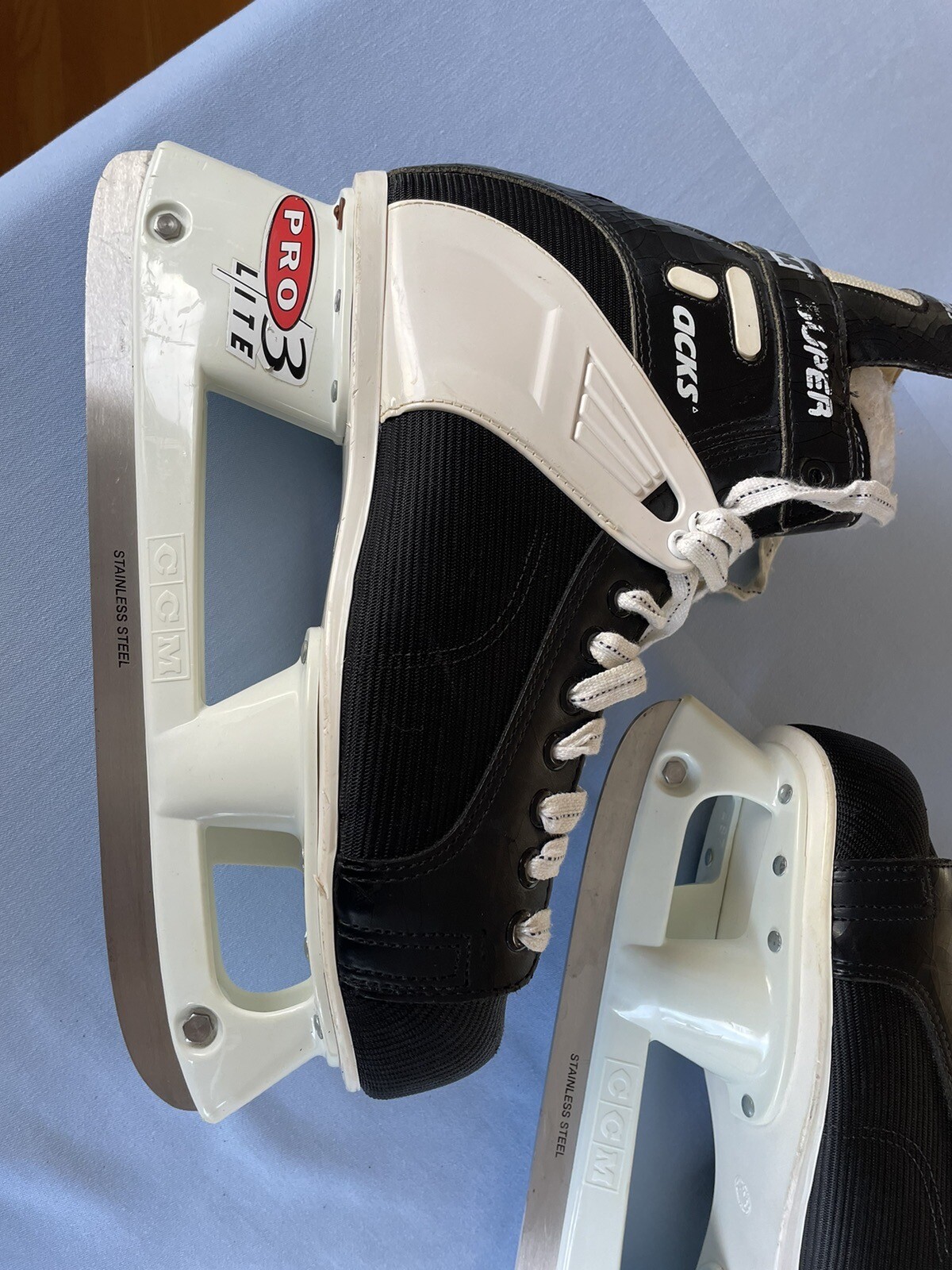 VTG CCM Size 10 Men's TACKS Pro Lite 3 Ice Hockey Skates Super Tacks eBay