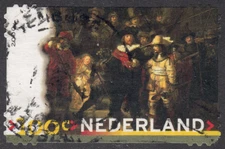 2000 Netherlands SC# 1048 - Die Cut Syncopated - Painting - Used