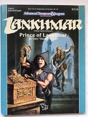 Advanced Dungeons & Dragons - Lankhmar - Prince of Lankhmar - Adventure - AD&D