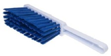 4x RS Pro HAND BRUSHES Stiff PET Bristle, Indoor & Outdoor Use,Hanging Hook BLUE