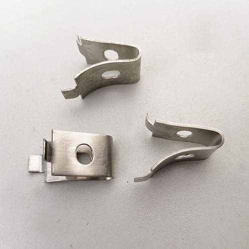 2er Set Edelstahl Trennwandwinkel Metall Regalträger Clips - Bild 8 von 9
