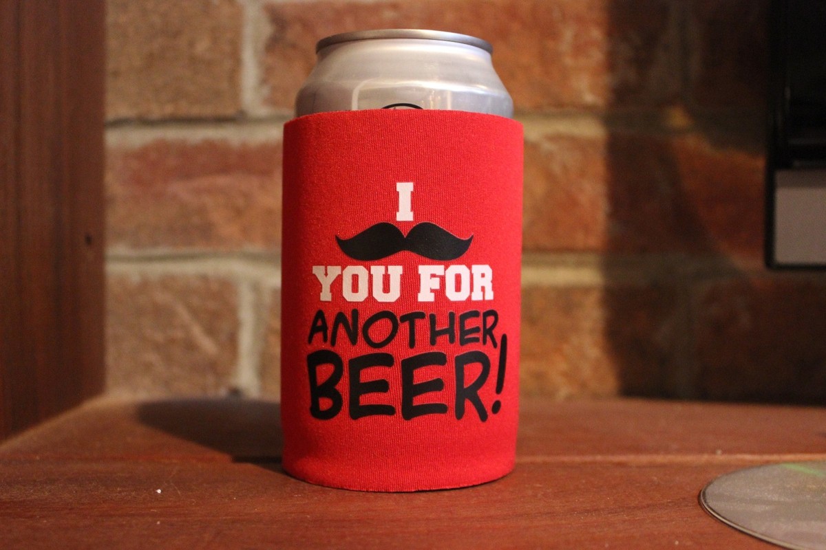 New Red Cup Society Beer Koozie Funny Sayings
