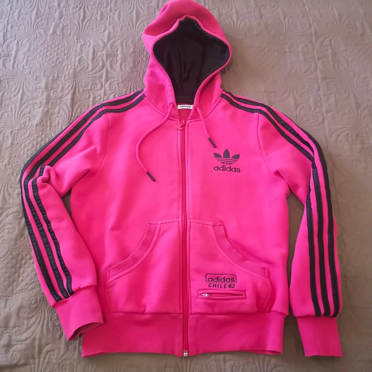 rare vintage adidas Chile 62 track jacket adi woman&#039;s 36 retro | eBay