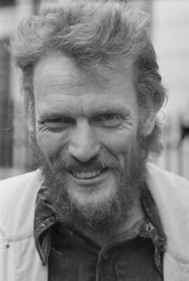 English Drummer Ginger Baker In London 1975 OLD PHOTO
