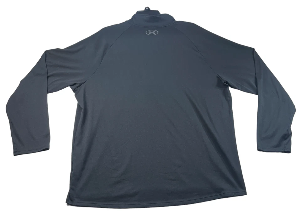 Suéter Under Armor Para Hombre Talla Grande 2XL Negro Manga Larga 1/4 Cremallera Informal Foto 2 de 4
