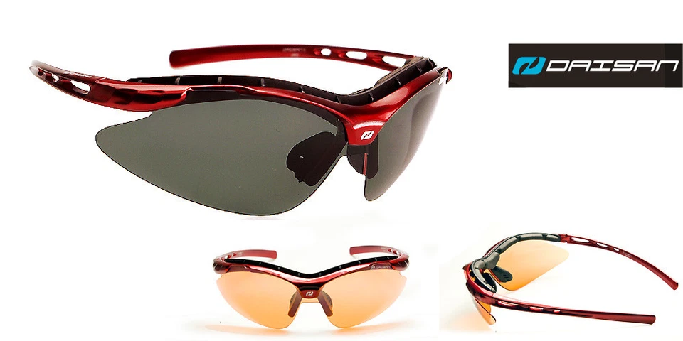 Fahrradbrille Radbrille Sportbrille polarisierende Scheiben Wechselscheiben - Bild 4 von 4