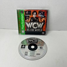 WCW vs. The World PlayStation 1 PS1 Video Game With Registration Card