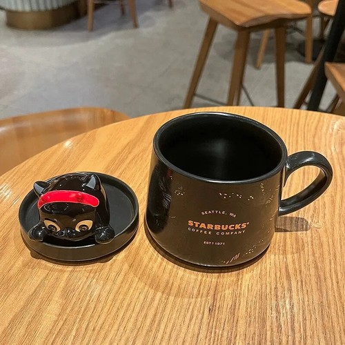 2023 Starbucks Magic Cat Halloween black cute teacup Mark ceramic cup