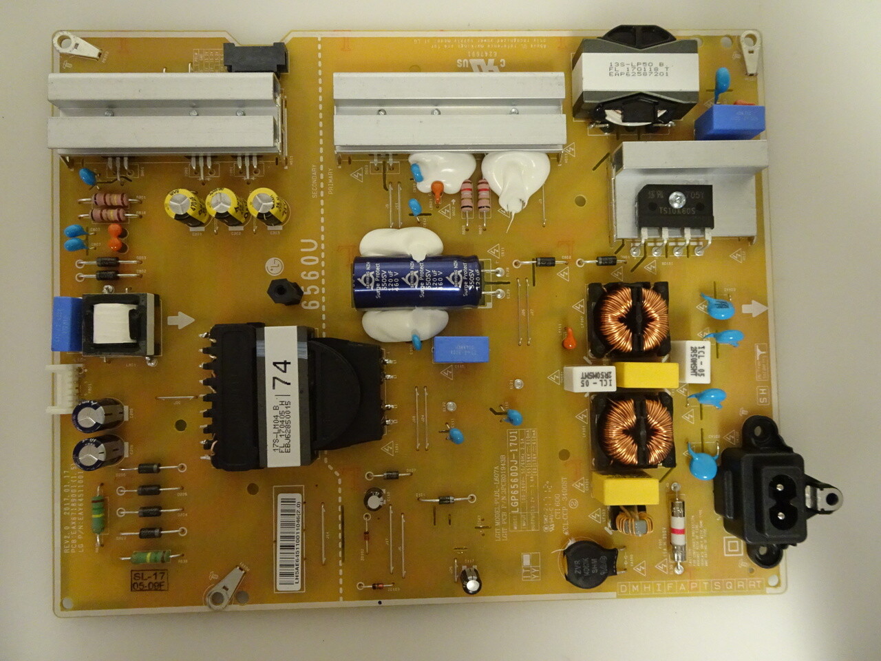 LG 65UJ6300-UA 60UJ6300-UA Power Supply (LGP6560DJ-17U1) EAY64511001