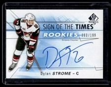 2016-17 SP Authentic Sign of the Times Autograph Rookie Dylan Strome RC Auto