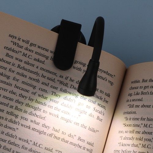 Mini LED Eye Protection Book Night Light Adjustable Clip 360° Flip Study Lamp - Photo 11/14