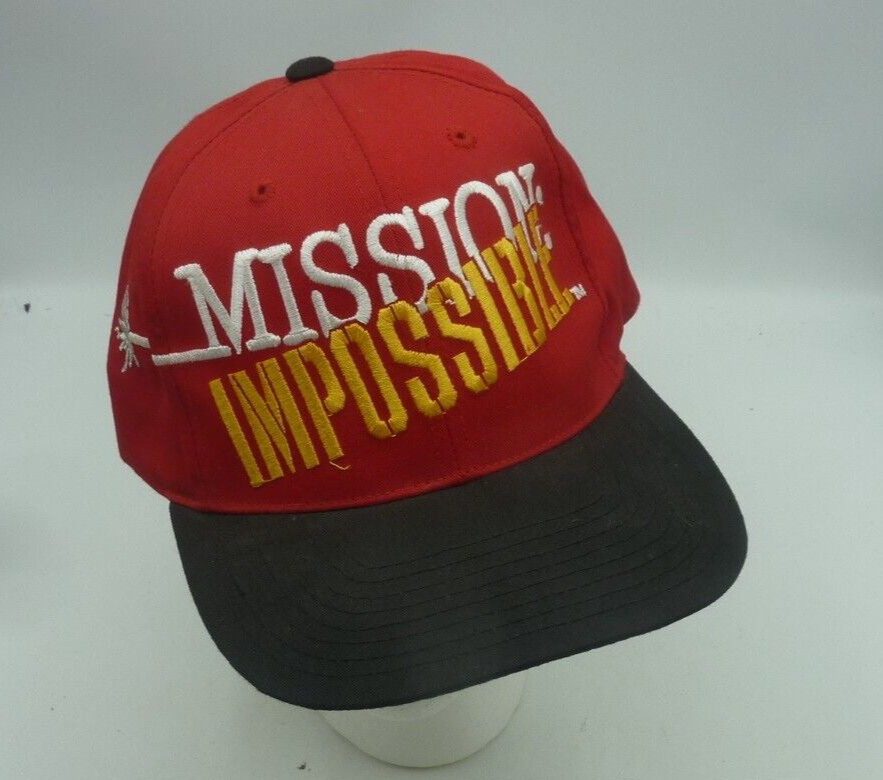 Vintage 1993 Mission Impossible Movie Promo Snapback Hat Cap Annco 