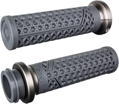 ODI H-D V-Twin Vans Signature TBW Grips V31VHTWH-H GRAPHITE/GUN METAL
