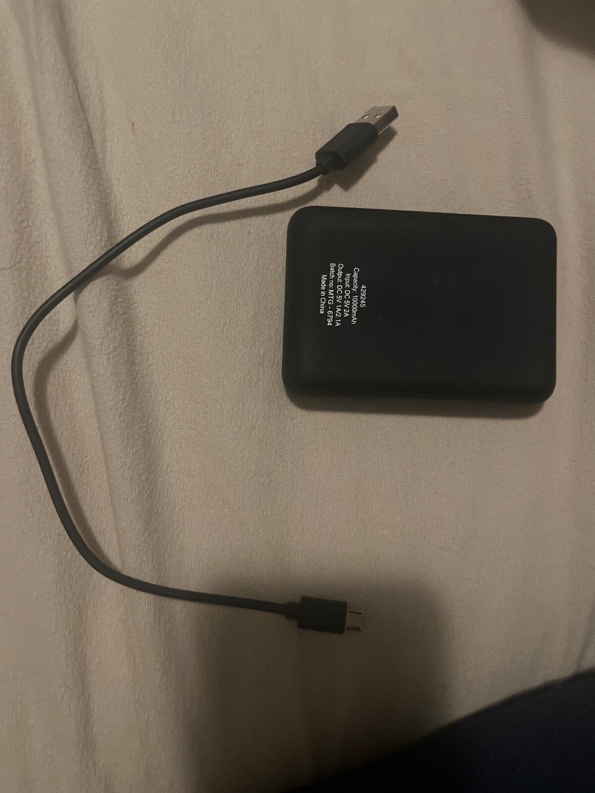 portable charger powerxcel 10000mAh 5v 1A/2.1A-image