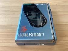 SONY Walkman WM-30 Blue Cassette Player Stereo Tested Works Used From JP NEW