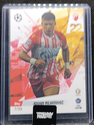 2023-24 Topps Total Football RC Rookie 1st Ed Jovan Mijatovic 7/99 PR: 148 SSP