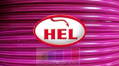 PINK SV1000 N 03-06 HEL BRAIDED CLUTCH LINE HOSE PLUS REAR BRAKE LINE HOSE